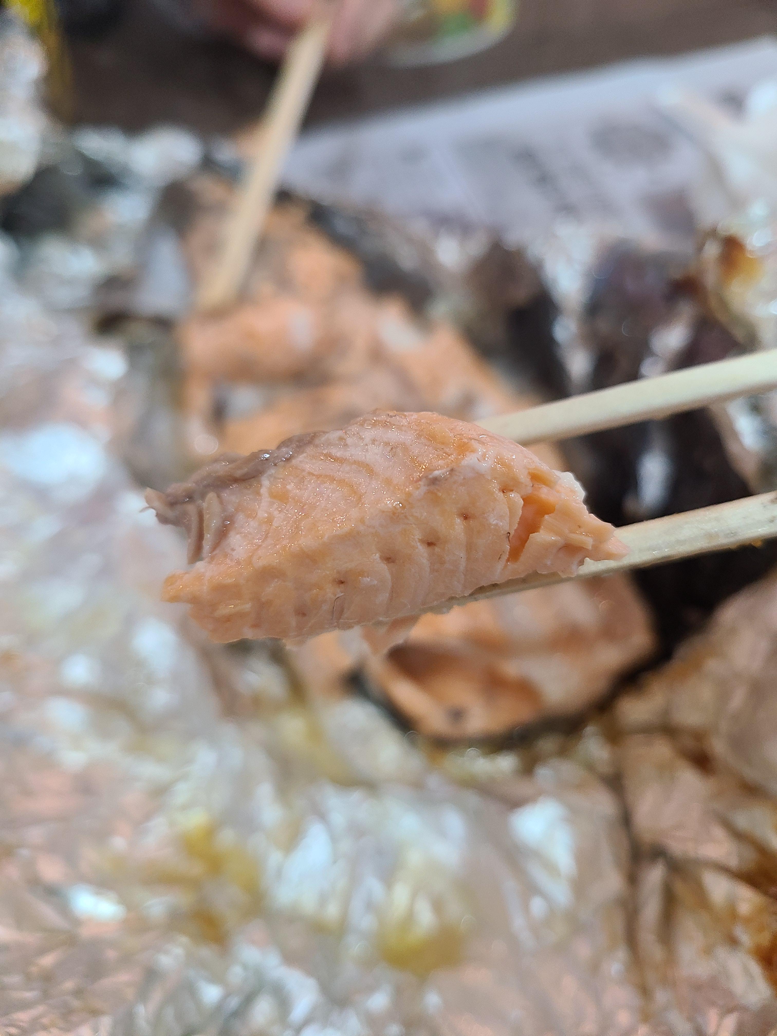 평창 송어 축제 송어 구이 한점