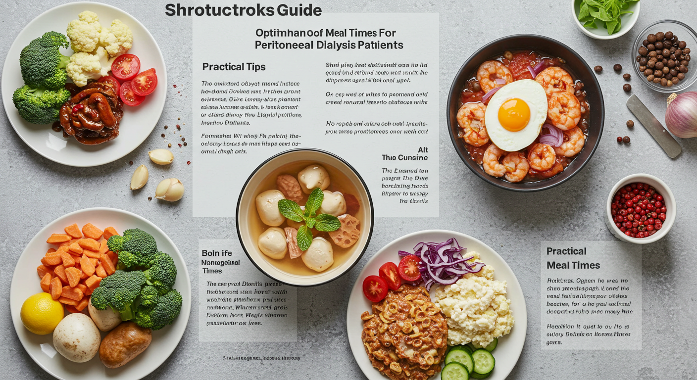 복막투석 환자를 위한 최적의 식사 시간 가이드: 더 건강한 삶을 위한 지름길