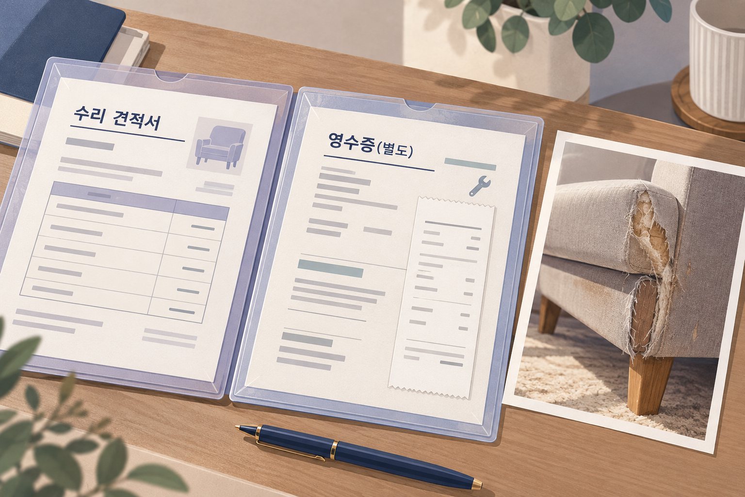 침수 피해 기록표 다운로드 - 사진·물품·접수번호 정리 양식