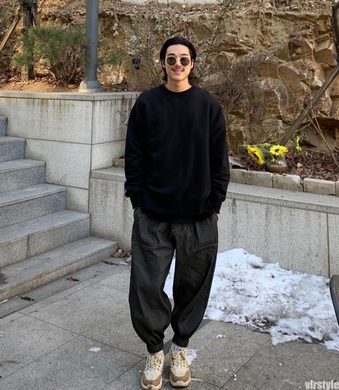 데님 배정남 조거 허벅돼 밴딩 배기 항아리 팬츠 2COLOR