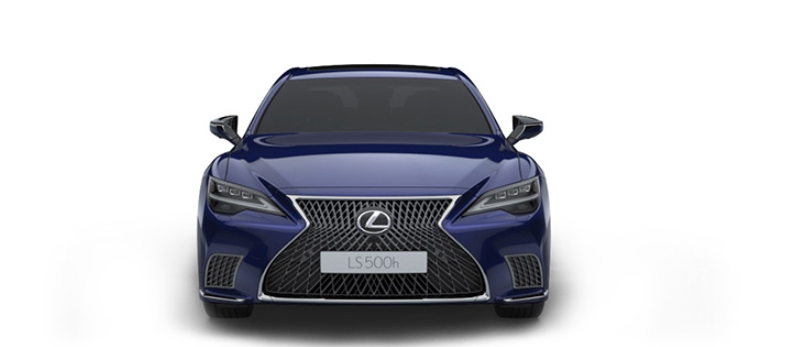 LS500h 파란색상 전면
