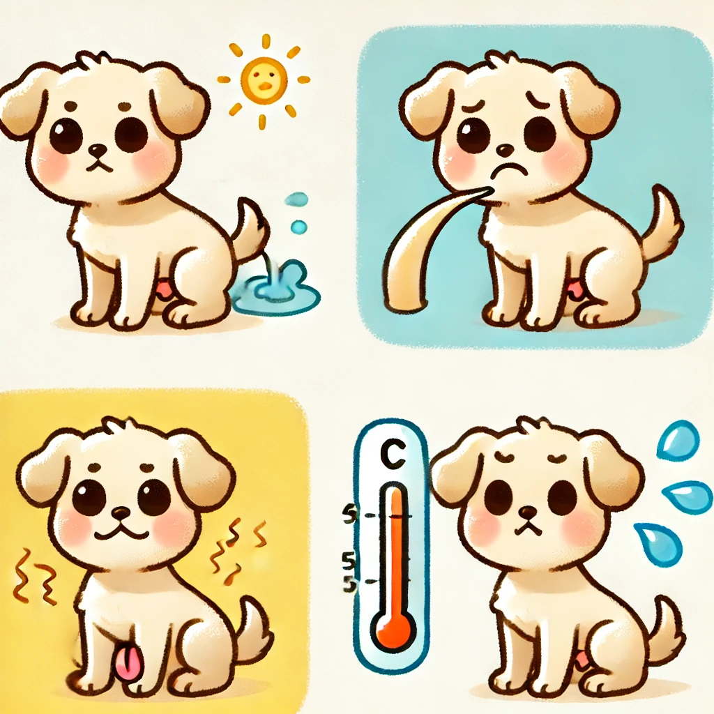 반려견 키우기 강아지 질병 초기 증상, 놓치지 말아야 할 신호들 - 소변 변화, 체온 변화