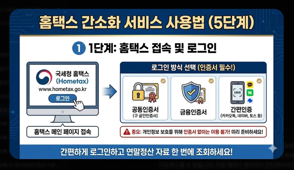 연말정산 혼자하는법 2026 완벽가이드 최대 환급 받는 5단계