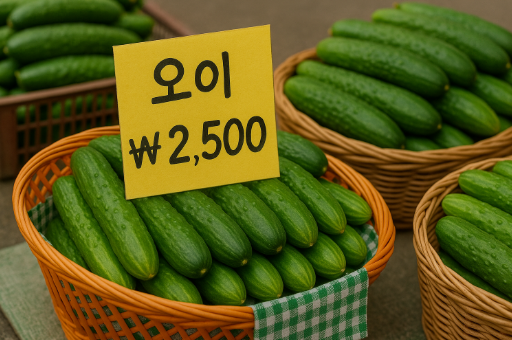 오이지 오이 50개가격