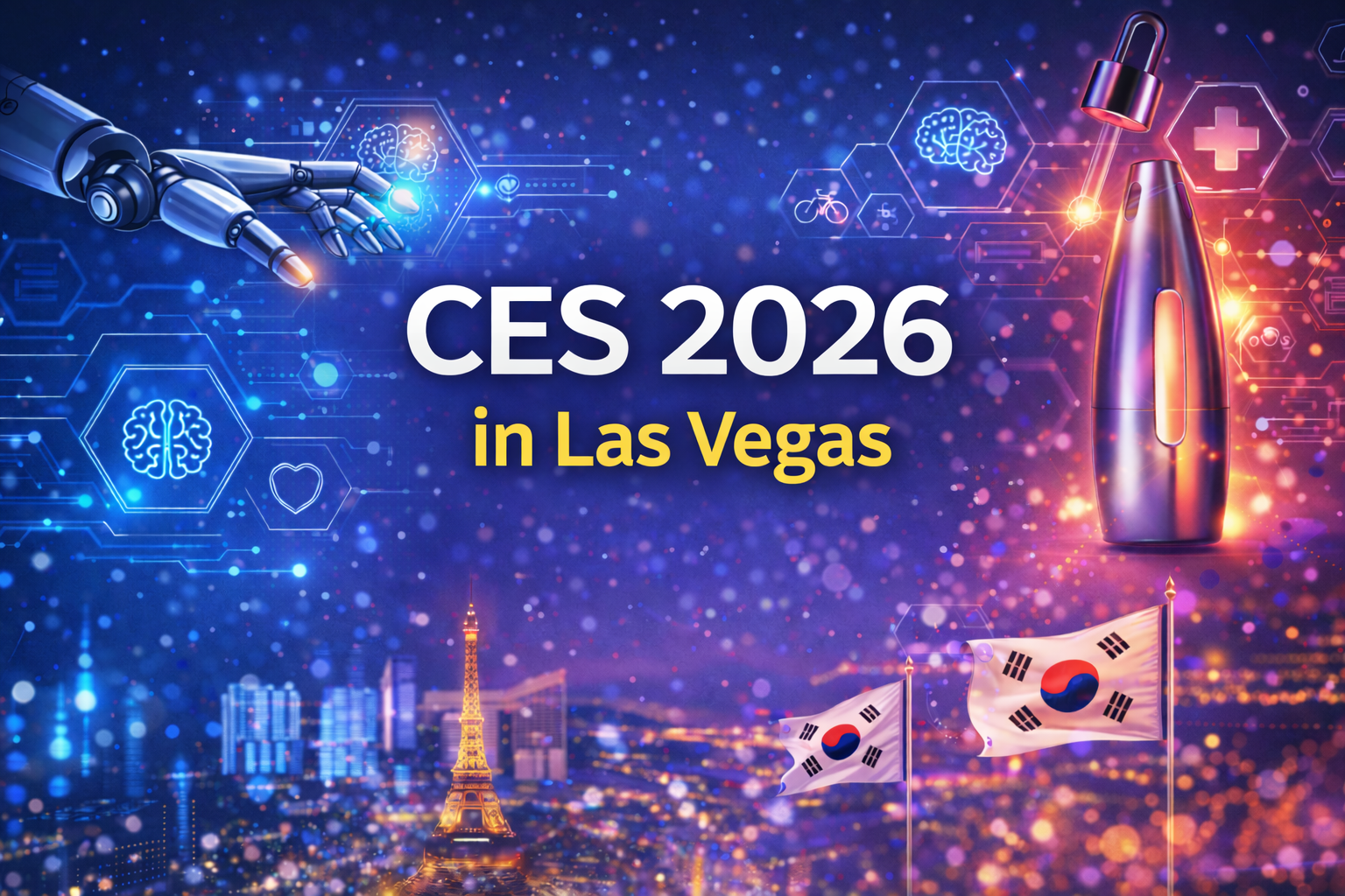 CES 2026 한국관 470개사 참가｜AI&middot;신산업 총출동해요