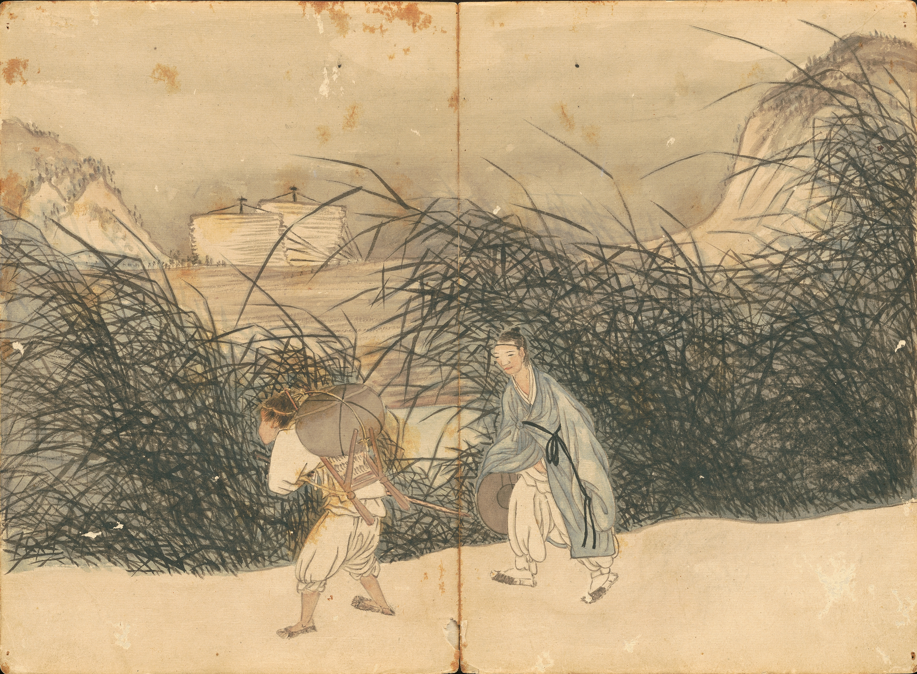 송석이교익 화첩