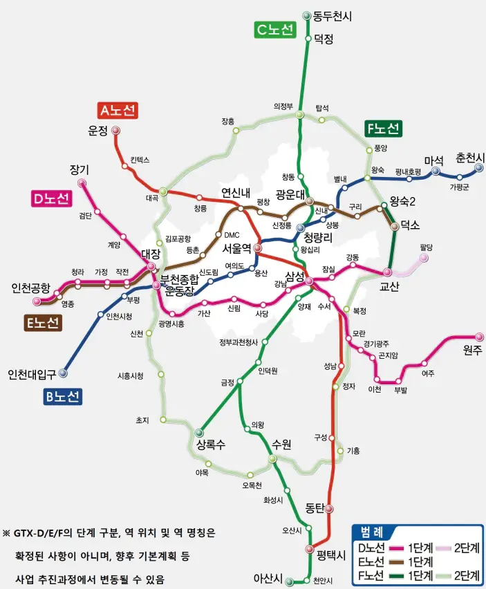 GTX-노선-전체