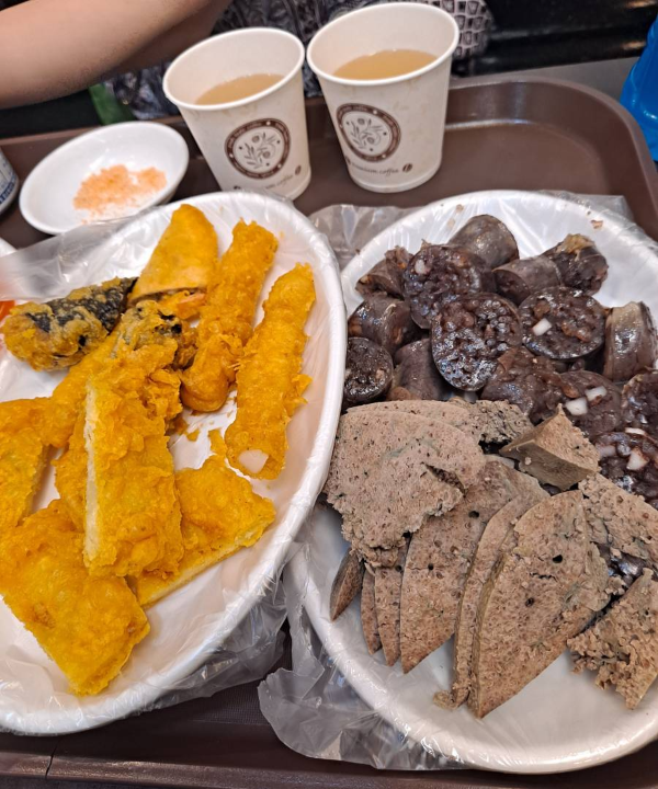 마약떡볶이 튀김과 순대