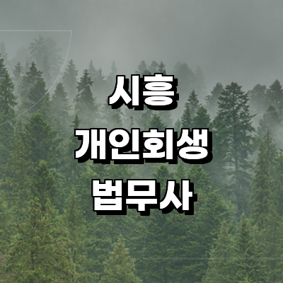 시흥시 개인회생 법무사