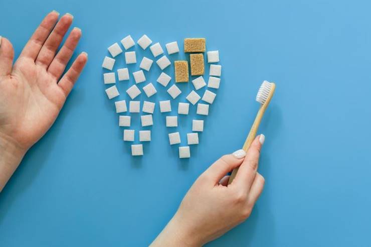 칫솔질하는 남자