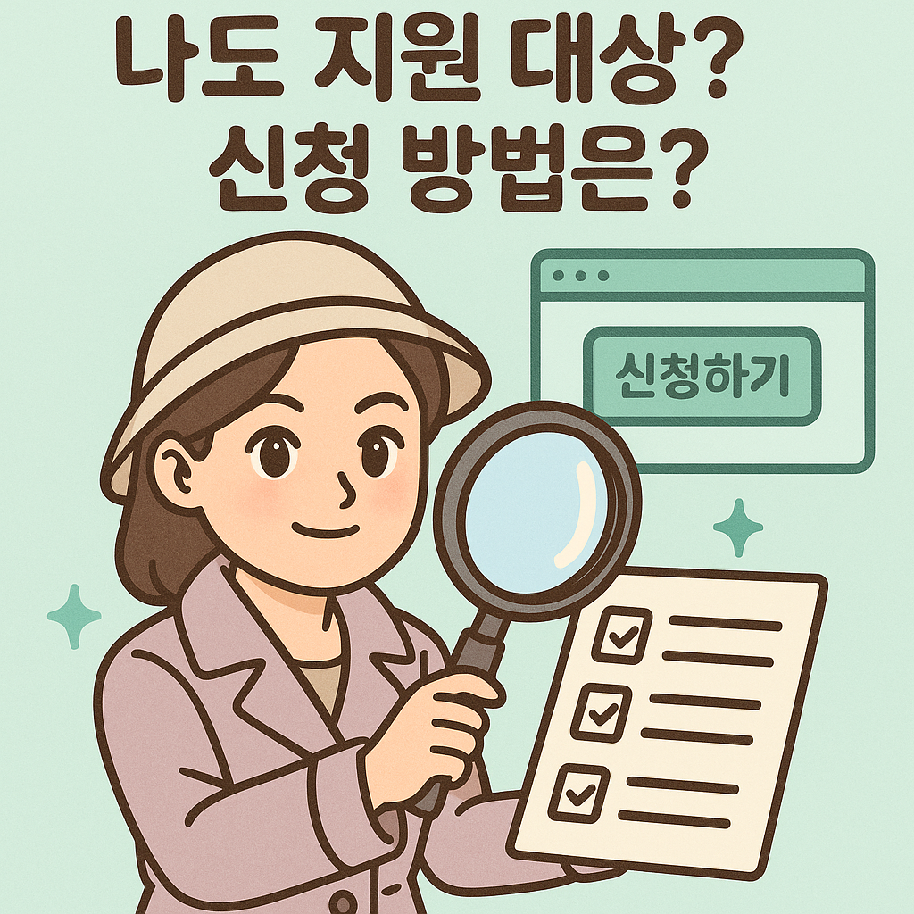 나도 지원 대상? 신청 방법은?
