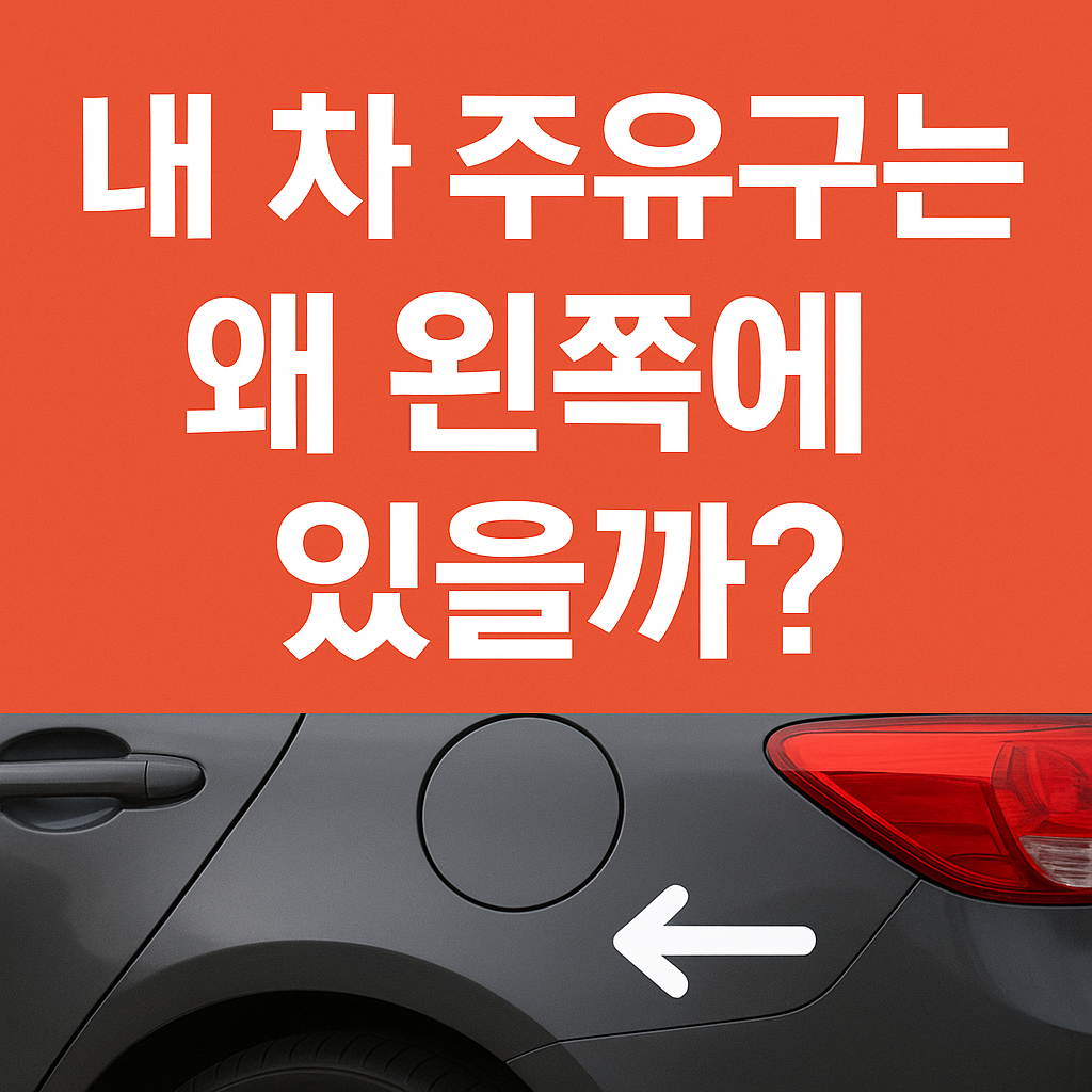 내 차 주유구는 왜 왼쪽에 있을까 궁금했던 이유