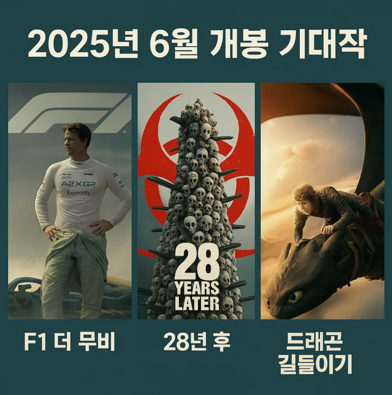 2025년 6월 개봉 예정 영화 추천! 여름 더위를 날릴 극장 나들이는 이걸로~