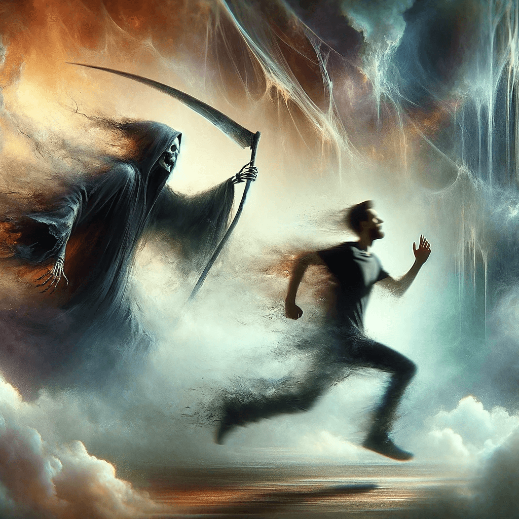 저승사자에게 도망치는 꿈