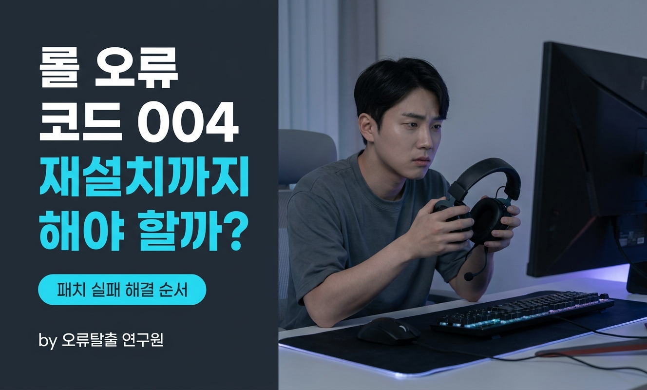 게이밍 데스크에서 헤드셋을 든 남성