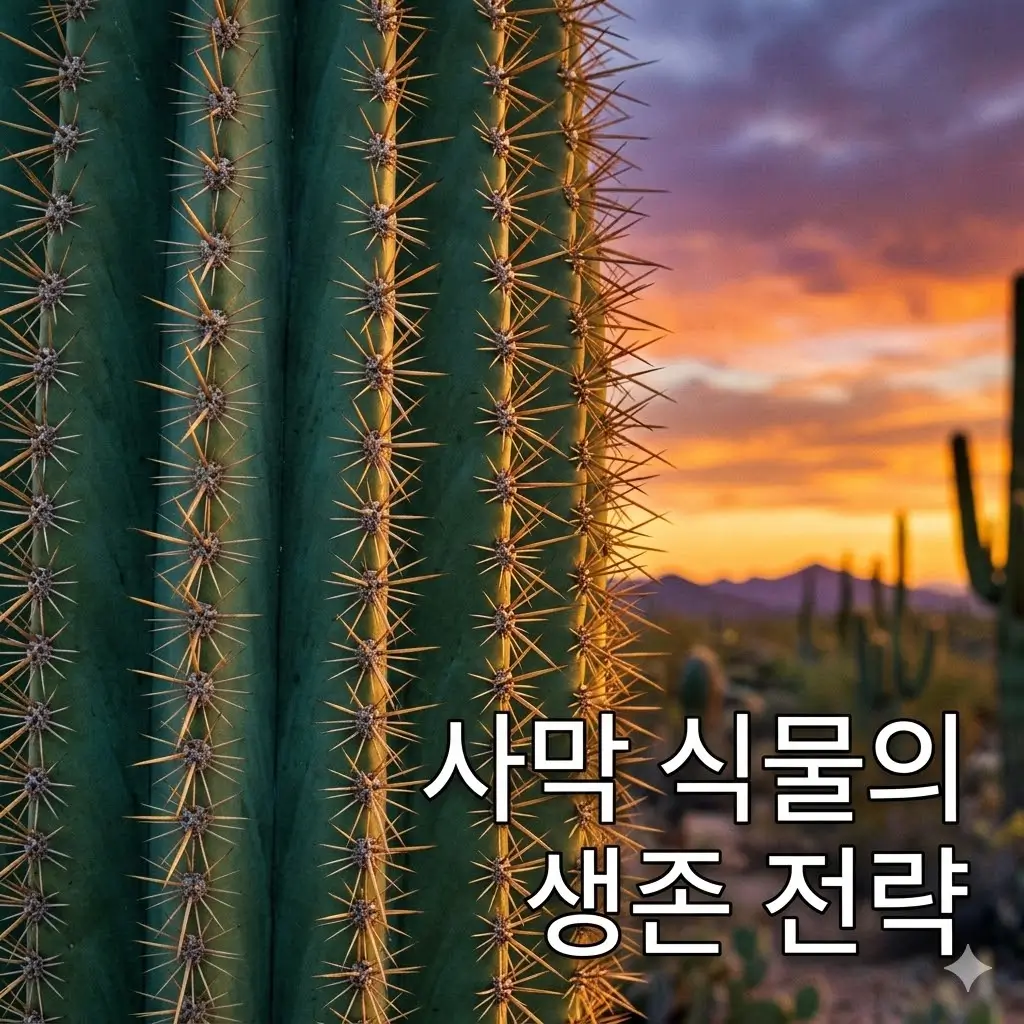 사막 식물은 왜 느리지만 오래 살아남을까요