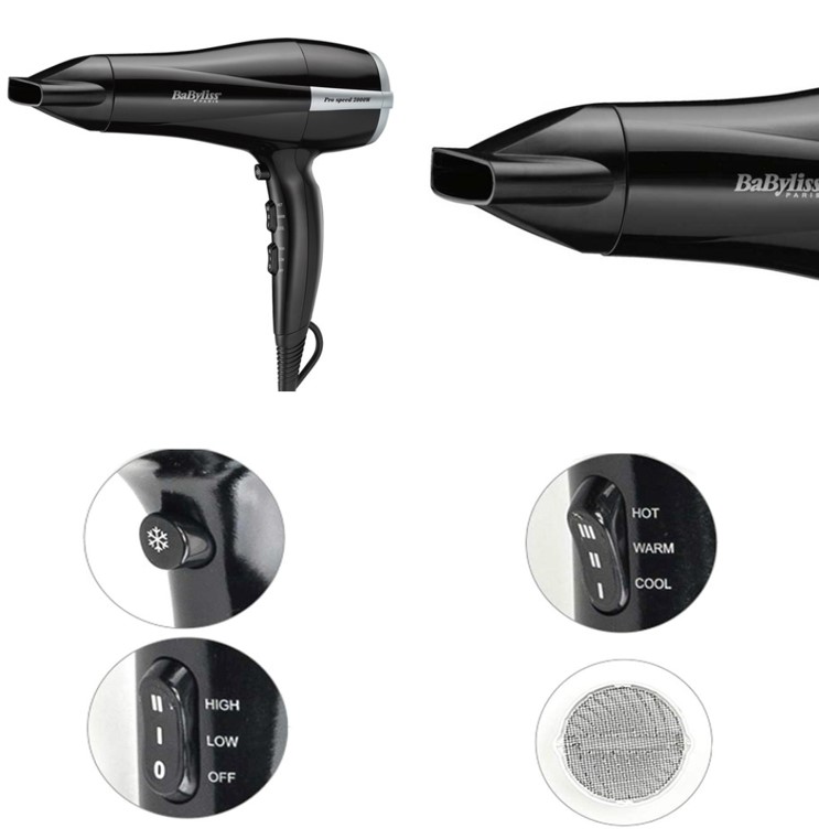 바비리스 헤어 드라이기