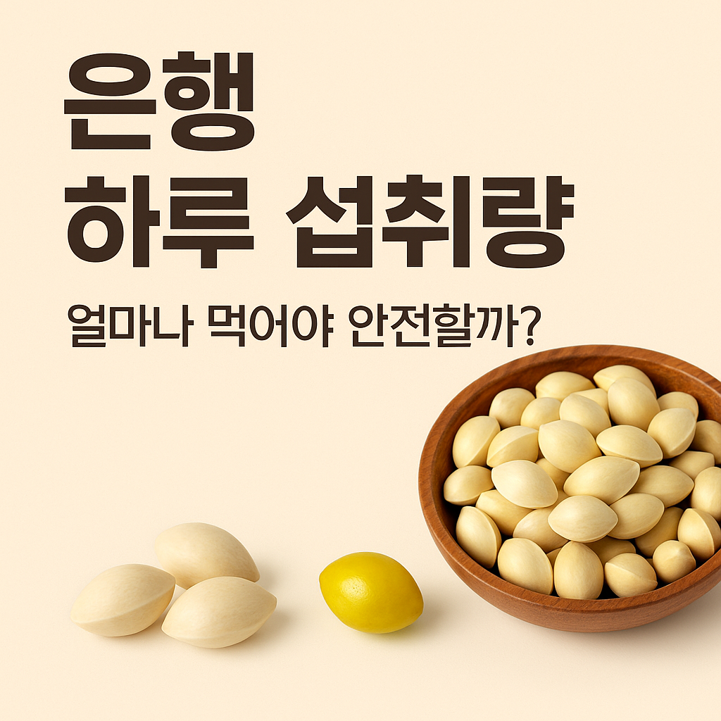 은행 하루 섭취량 초과 시 나타나는 증상, 은행 하루 몇 알, 은행 하루 섭취량, 은행 과다 섭취시 부작용