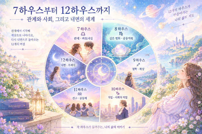 7-12 하우스 ❘ 관계와 사회, 내면의 세계