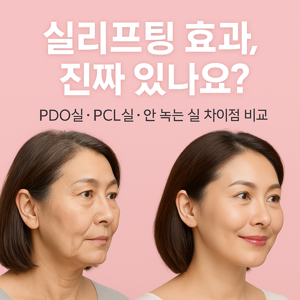 실리프팅 리프팅효과 PDO실 PCL실 피부처짐 피부탄력 안티에이징 실리프팅효과 얼굴리프팅 비수술리프팅