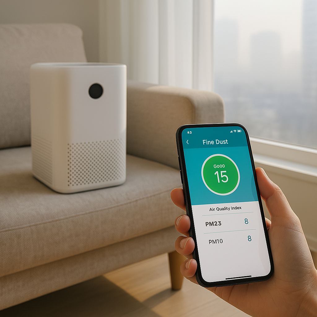 미세먼지 완벽차단 이미지