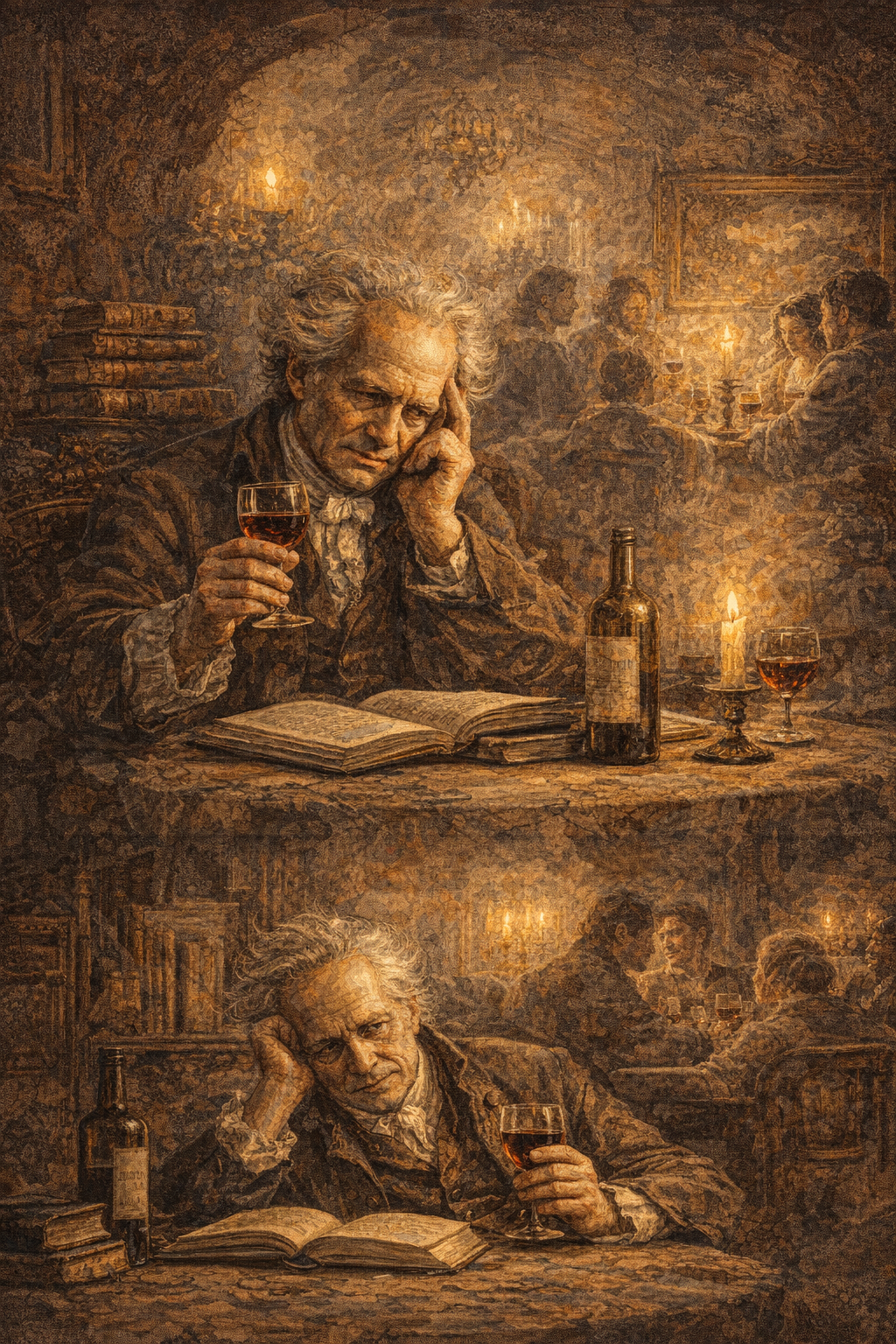 쇼펜하우어로 바라본 술과 예술: 의지의 고통을 잠시 멈추는 기술 이미지