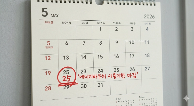 2026 에너지바우처 사용기한 마감 안내