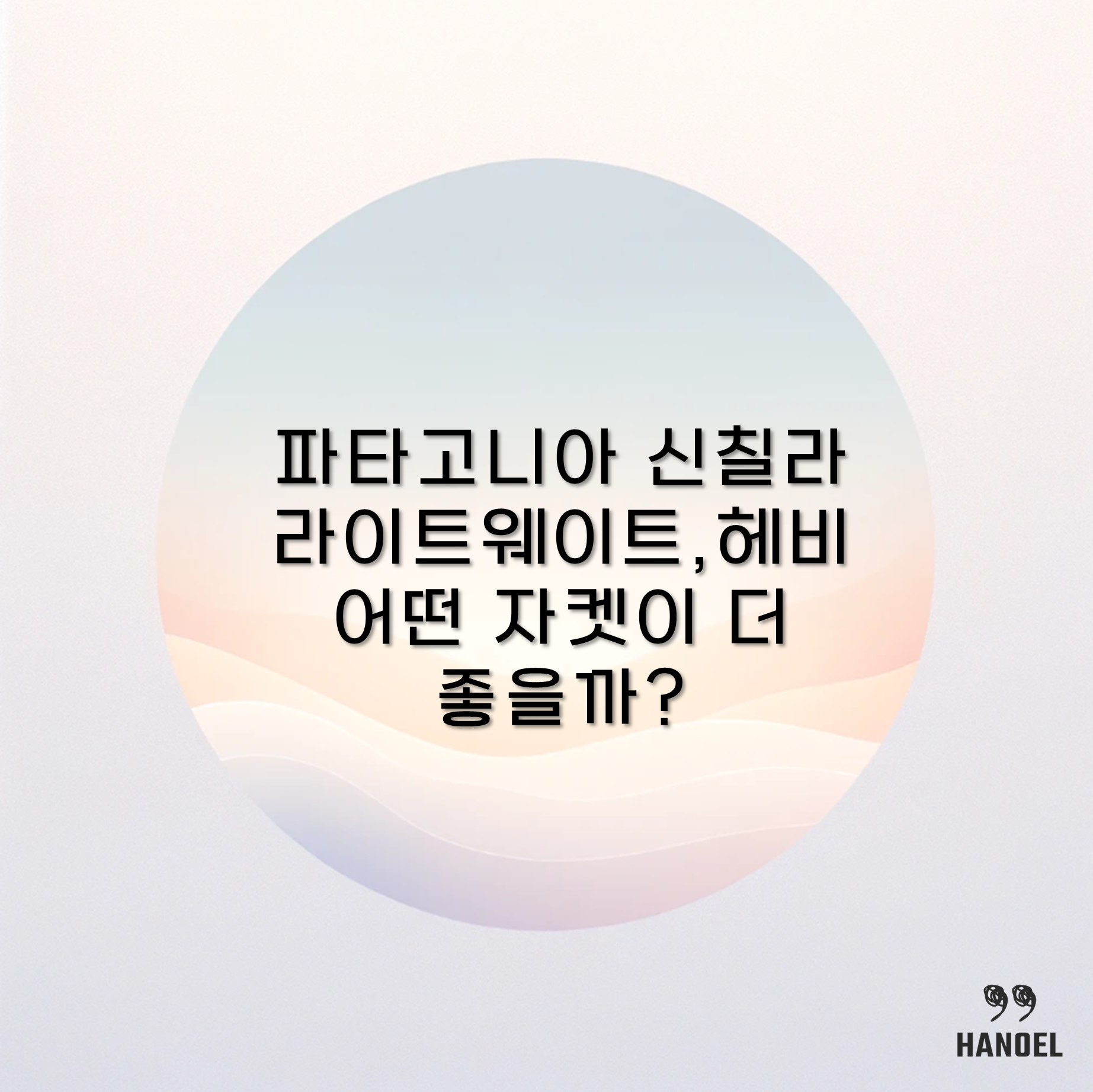 파타고니아 신칠라 라이트웨이트 vs 헤비 어떤 자켓이 더 좋을까?
