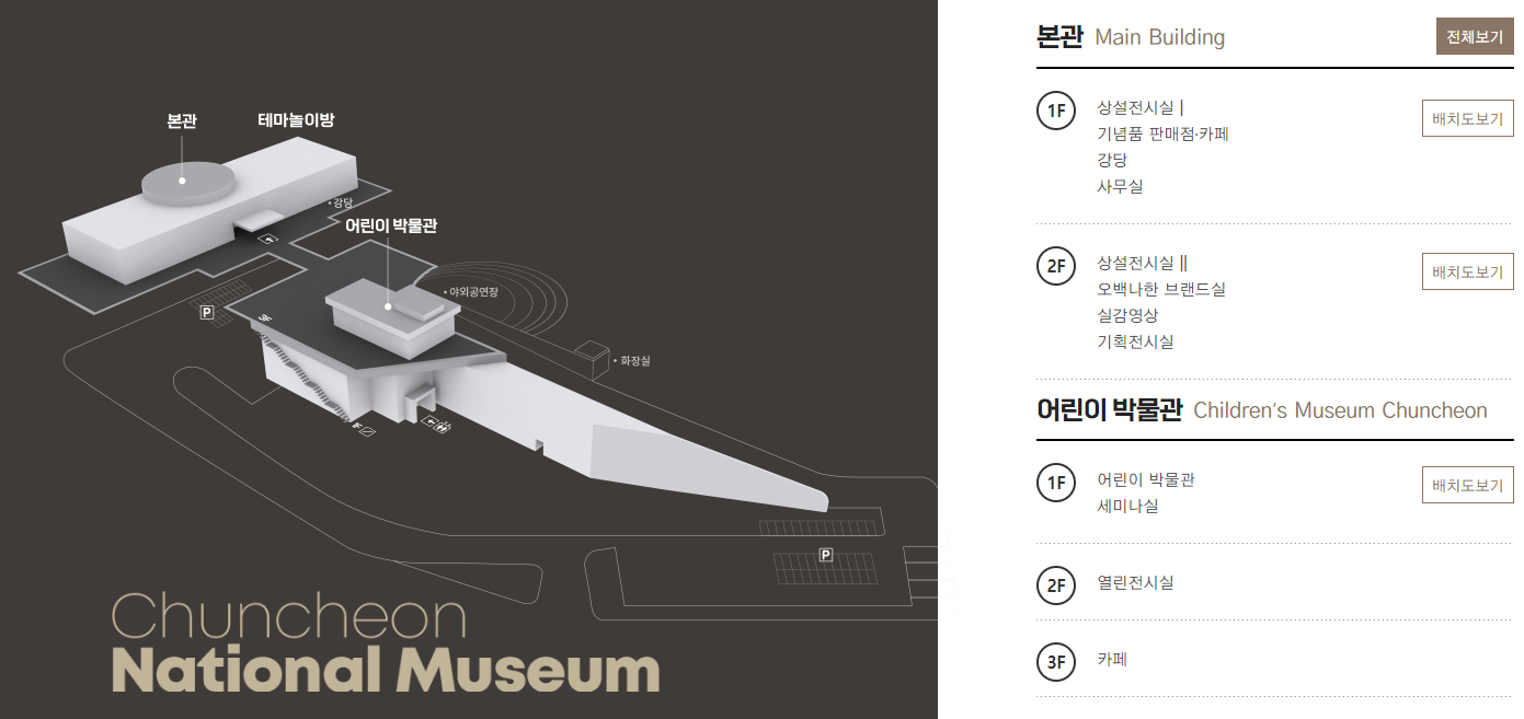 국립춘천박물관-안내도