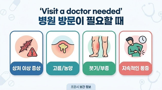 담낭 제거 후 응급 증상 고열 황달 심한 복통 상처 감염
