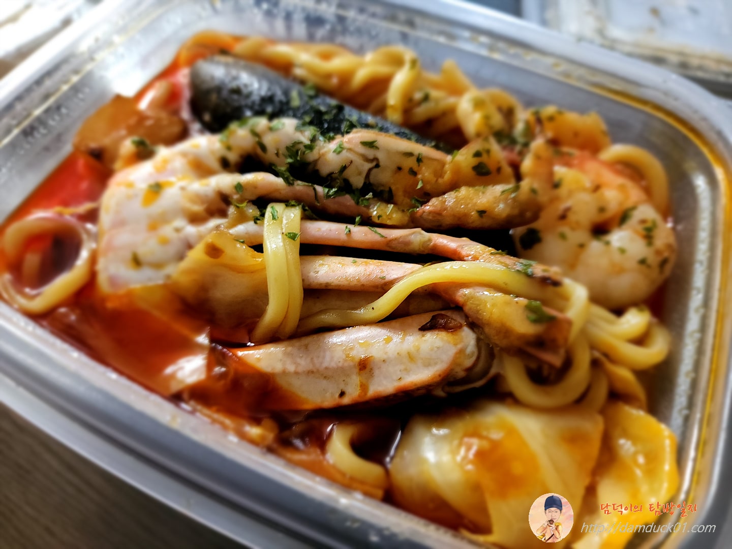 상하이해산물 오일 생면 파스타