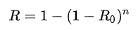 전체 신뢰도(Reliability) 수식, 팜테크