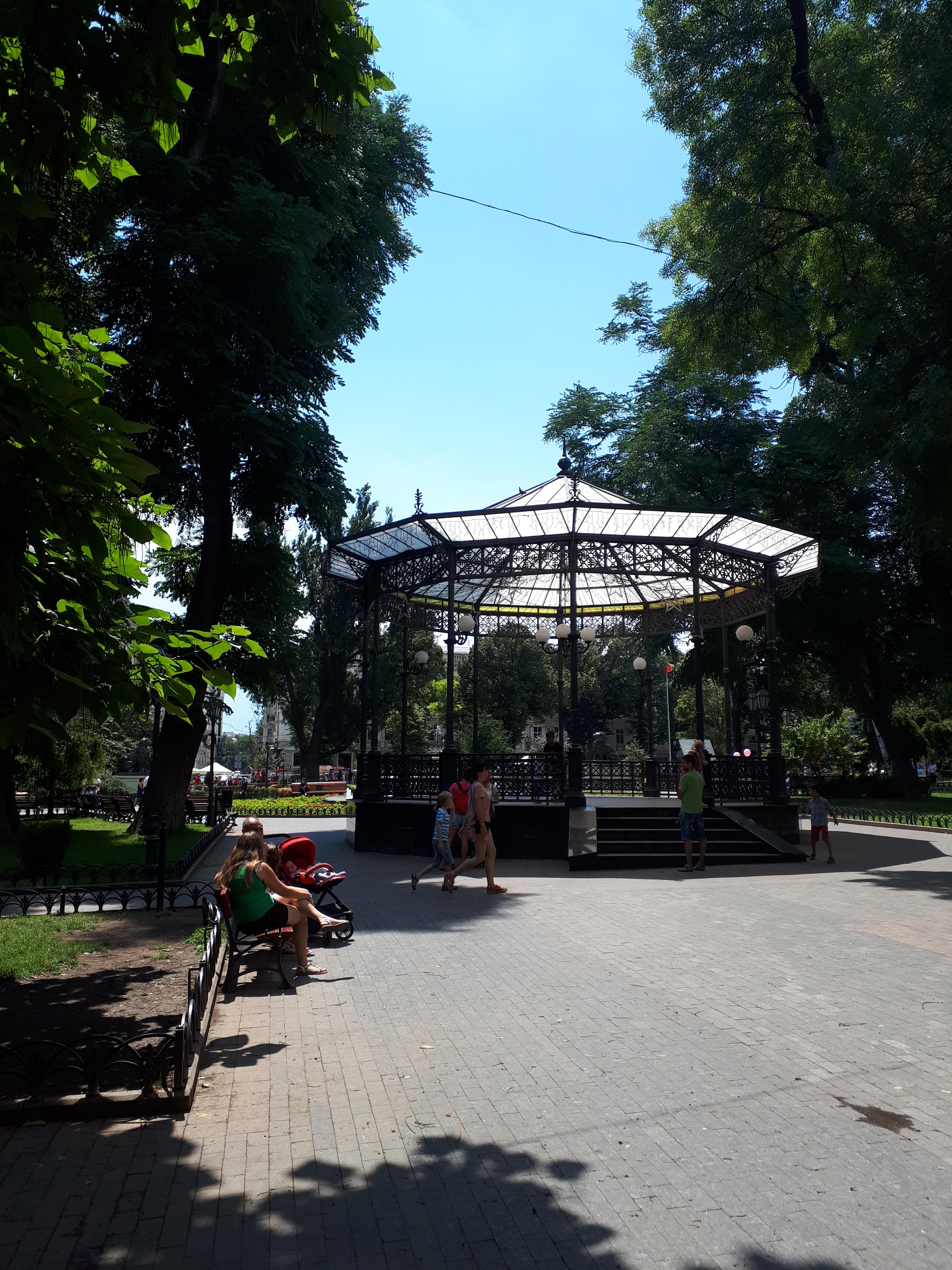 우크라이나 오데사 카타콤 인근 공원