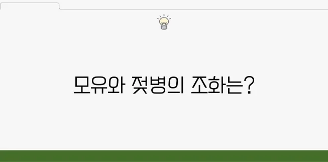 젖병 선택의 완벽한 가이드: 모유 수유와 이상적인 조화를 이루다!