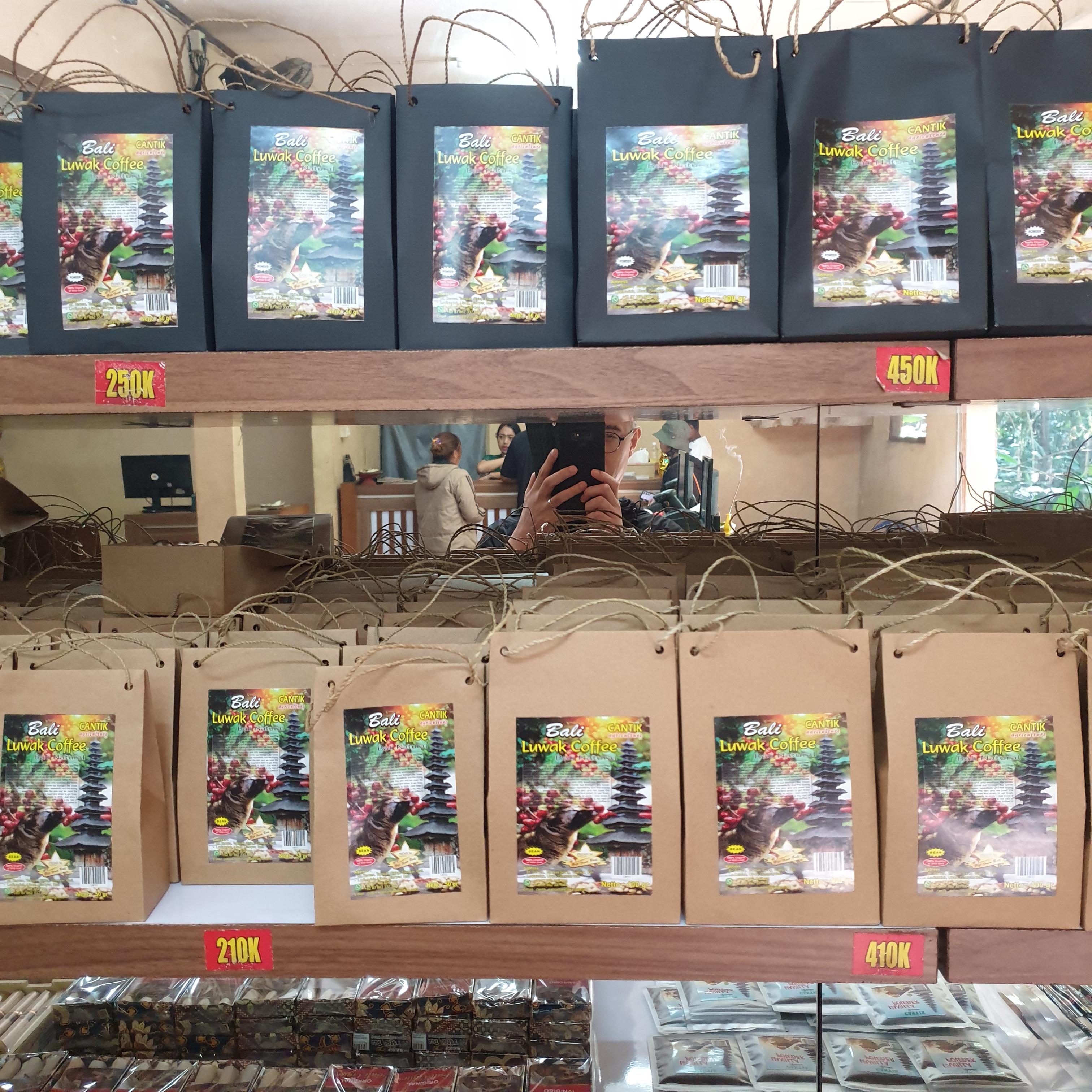 발리 루왁 커피 농장: Cantik Agriculture Luwak Coffee (캔틱 루왁 커피)_루왁 커피 가격