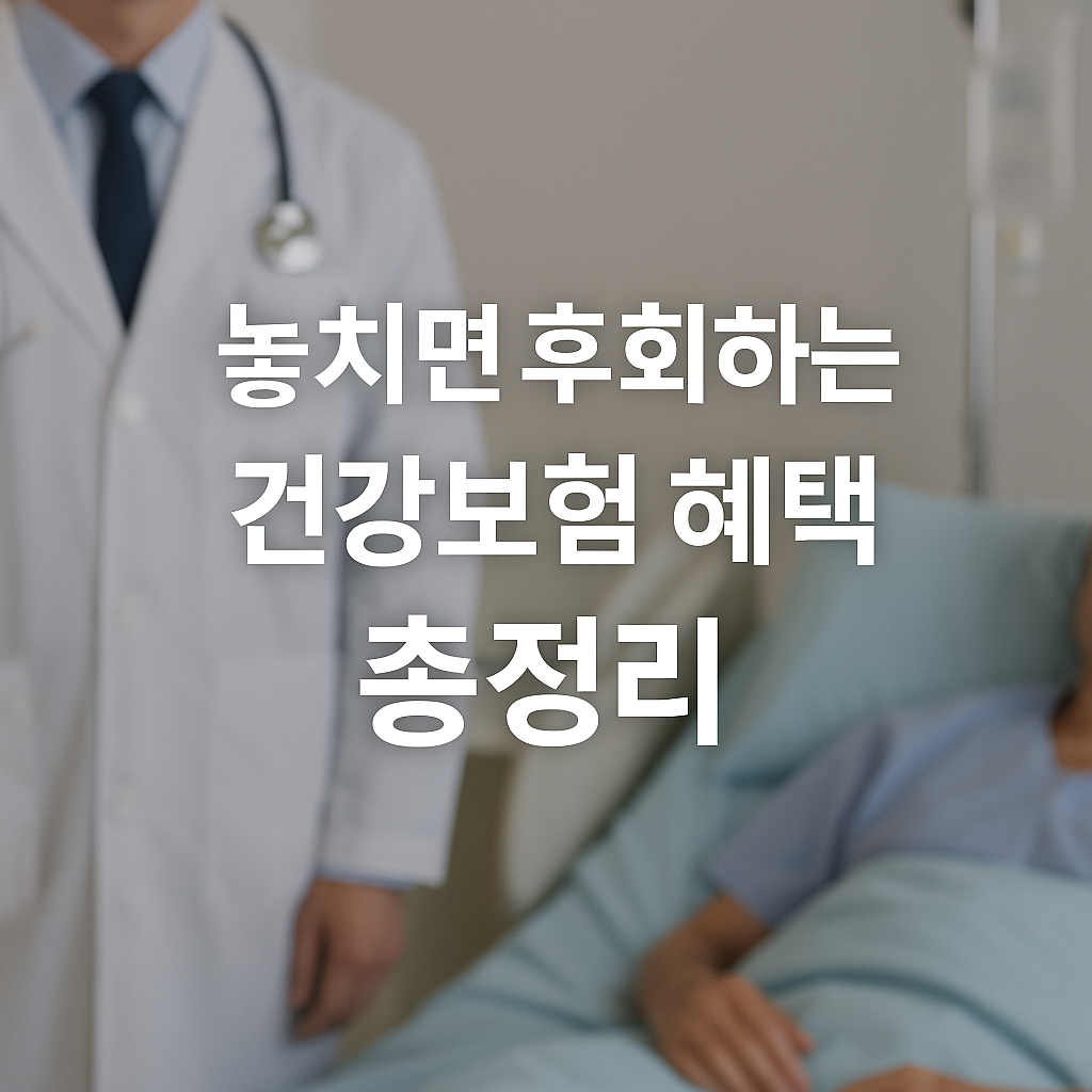 놓치면 후회하는 건강보험 혜택 총정리
