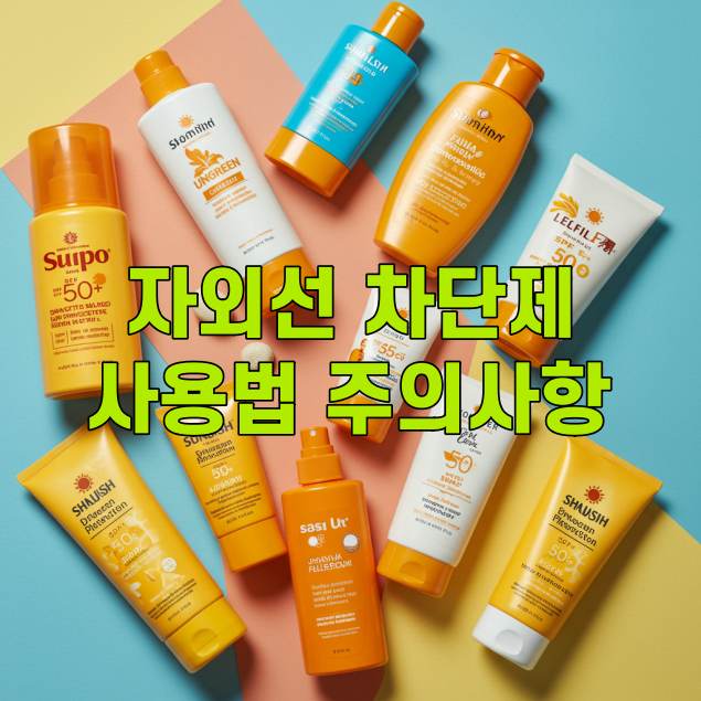 자외선 차단제 사용법과 꼭 알아야 할 주의사항