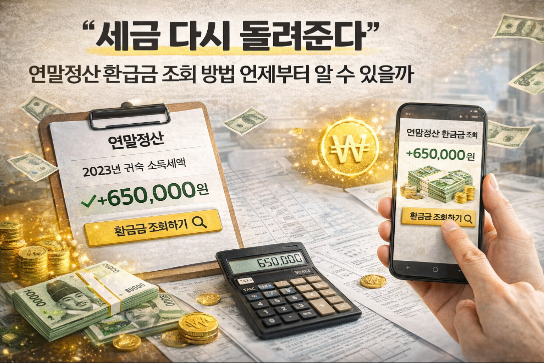 연말정산 환급금 조회 언제부터? 최대로 받는 법