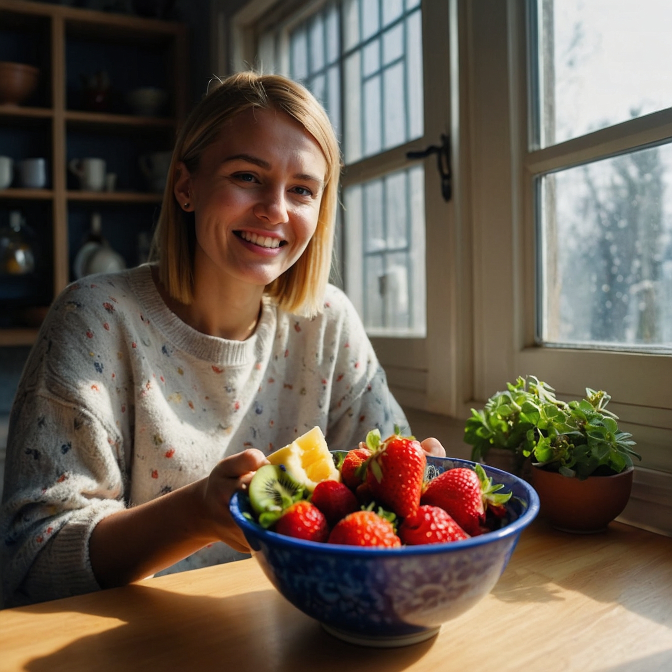 속-더부룩할-때-과일-섭취-팁