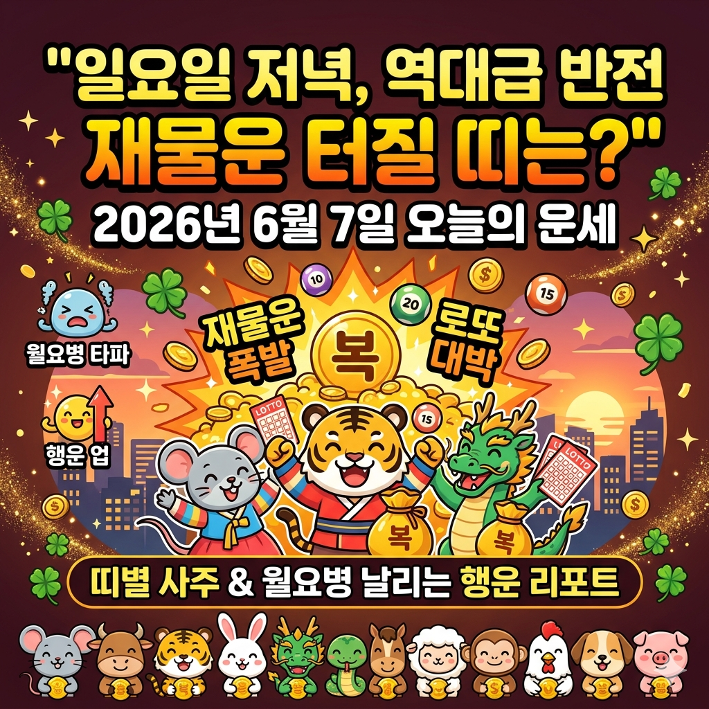 6월7일 오늘의 운세