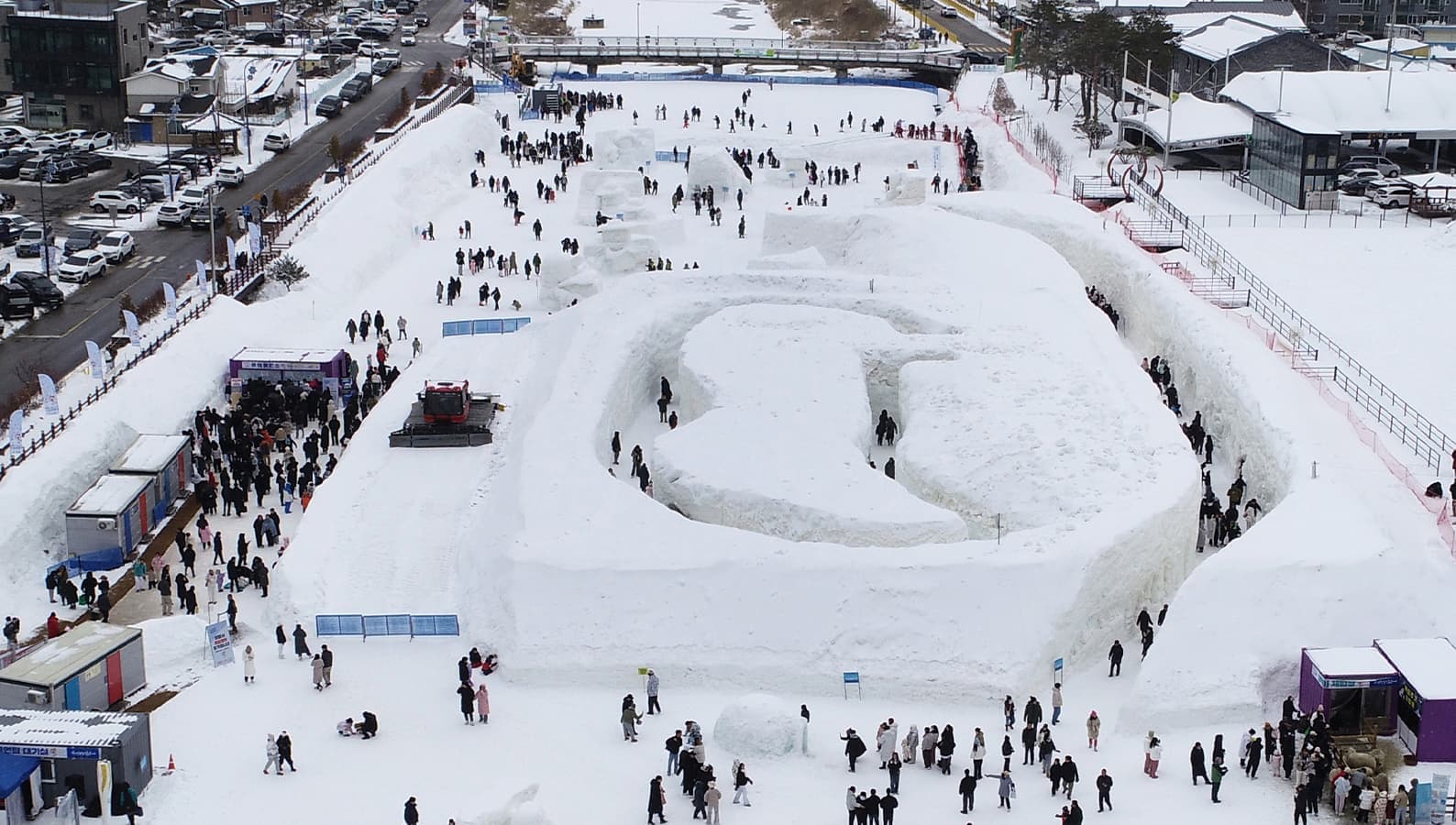 대관령 눈꽃축제 전경
