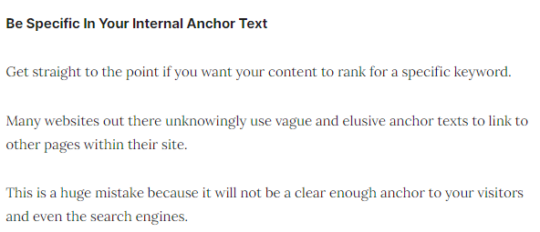 내부 앵커 텍스트는 구체적으로 이미지