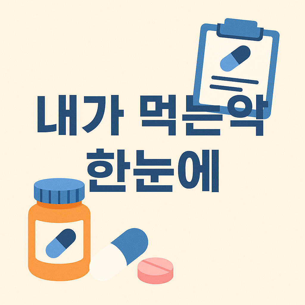 내가 먹는약 한눈에