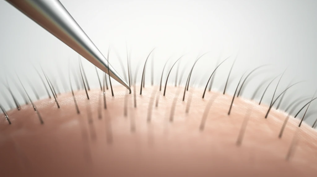 정수리 탈모, 흉터 걱정 없이 비절개..