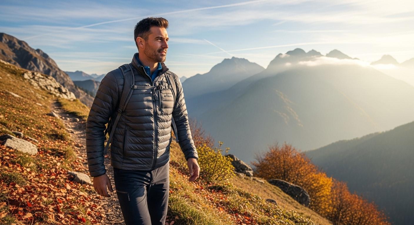 아이더 경량패딩 남성