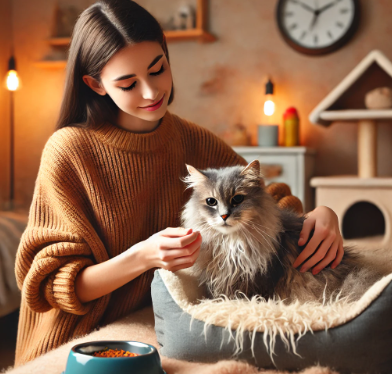 노령묘를 위한 건강 케어