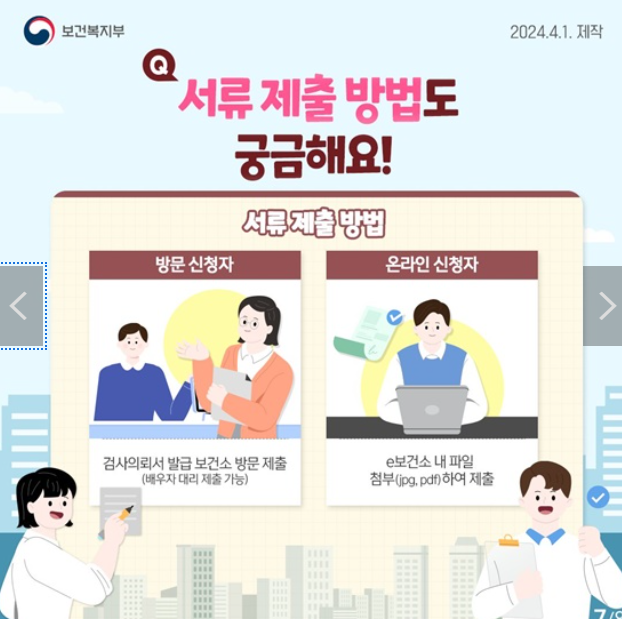 임신사전검사비지원