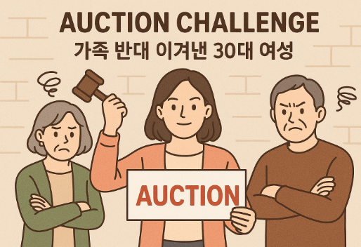 경매 도전기 가족 반대 이겨낸 30대 여성