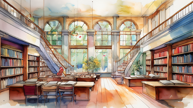 도서관 그림