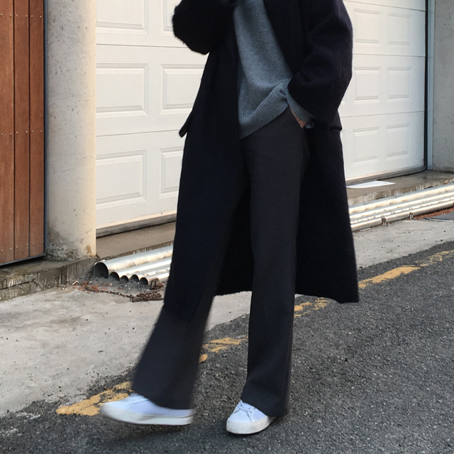롱 기모부츠컷 슬랙스